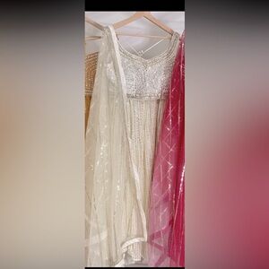 Grand sale - Brand new white lehengas